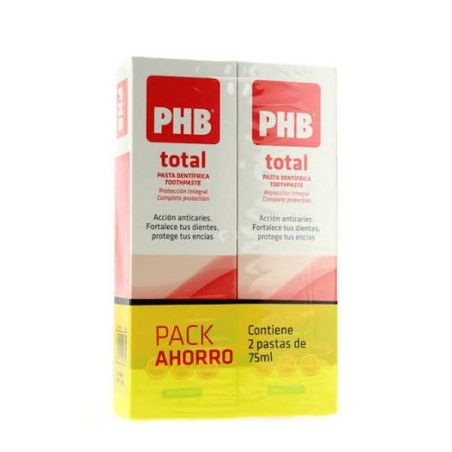 PHB TOTAL PASTA DENTIFRICA  2 TUBOS 75 ML