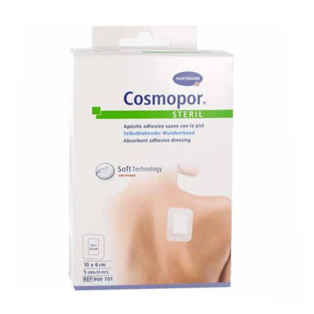 APOSITO ESTERIL COSMOPOR STERIL 5 UNIDADES 10 X 6 CM