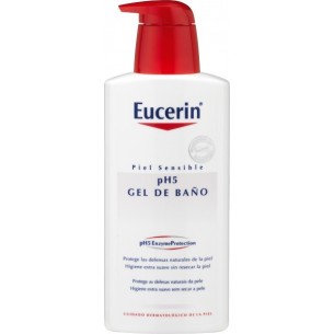 EUCERIN PIEL SENSIBLE PH-5 GEL DE BAÑO  1 ENVASE 400 ML