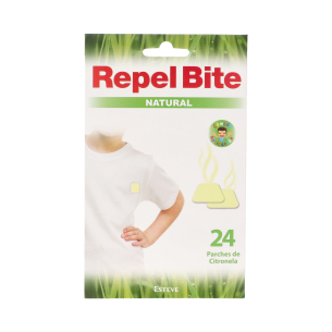 REPEL BITE NATURAL PARCHES ROPA CON CITRONELLA  24 APLICACIONES