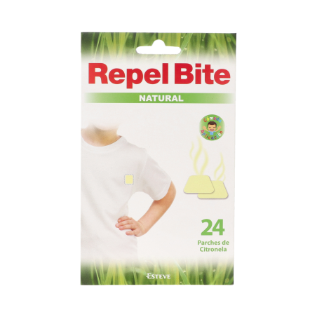 REPEL BITE NATURAL PARCHES ROPA CON CITRONELLA  24 APLICACIONES
