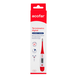 TERMOMETRO DIGITAL ACOFAR 1 UNIDAD FLEXIBLE RAPIDO