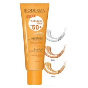 PHOTODERM MAX SPF 50+ AQUAFLUIDO BIODERMA 1 ENVASE 40 ML COLOR CLARO