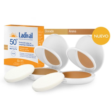 LAVIDAL MAQUILLAJE COMPACTO FPS 50+  1 ENVASE 10 G COLOR ARENA