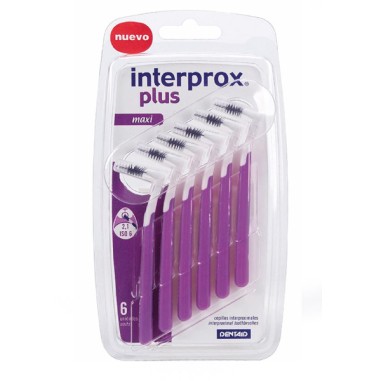 CEPILLO ESPACIO INTERPROXIMAL INTERPROX PLUS MAXI 6 UNIDADES