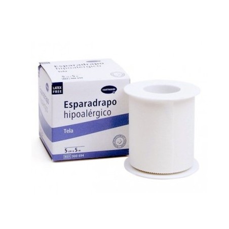 ESPARADRAPO HIPOALERGICO HARTMANN TELA 1 UNIDAD 5 M X 2,5 CM