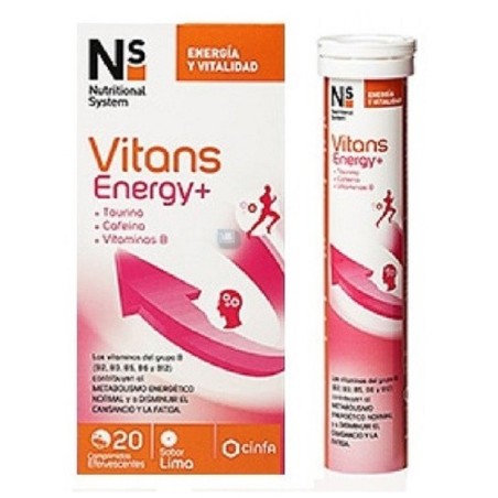 VITANS ENERGY+  20 COMPRIMIDOS EFERVESCENTES