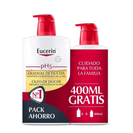 EUCERIN OLEOGEL DE DUCHA PIEL MUY SECA Y SENSIBLE PH 5  1 ENVASE 1 L