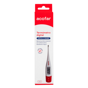 TERMOMETRO DIGITAL ACOFAR 1 UNIDAD PANTALLA GRANDE