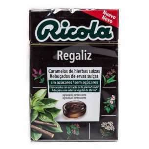 RICOLA CARAMELOS SIN AZUCAR  1 ENVASE 50 G SABOR REGALIZ