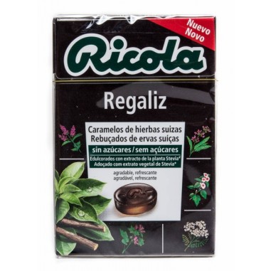 RICOLA CARAMELOS SIN AZUCAR  1 ENVASE 50 G SABOR REGALIZ