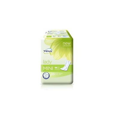 ABSORBENTE INCONTINENCIA ORINA LIGERA TENA DISCREET ULTRA MINI 20 UNIDADES