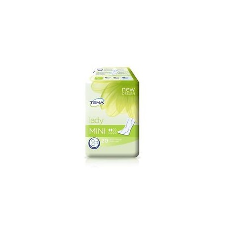 ABSORBENTE INCONTINENCIA ORINA LIGERA TENA DISCREET ULTRA MINI 20 UNIDADES