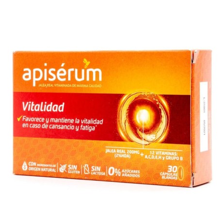 APISERUM VITALIDAD  30 CAPSULAS BLANDAS