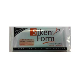 SIKEN  1 GALLETA 22 G SABOR CHOCOLATE NEGRO