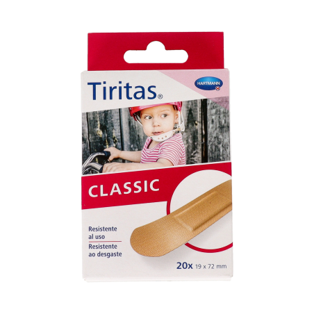 TIRITAS CLASSIC APOSITO ADHESIVO 20 UNIDADES 72 MM X 19 MM