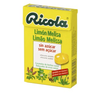 RICOLA PERLAS SIN AZUCAR  1 ENVASE 25 G SABOR LIMON