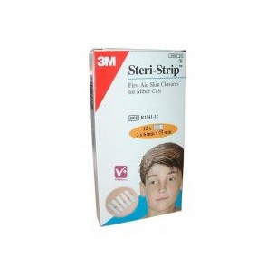 SUTURA CUTANEA ESTERIL 3M NEXCARE STERI STRIP 3 UNIDADES 75 MM X 6 MM Y 5 UNIDADES 75 MM X 3 MM