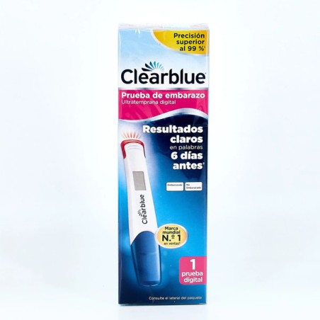 TEST DE EMBARAZO ULTRATEMPRANA DIGITAL CLEARBLUE 1 UNIDAD