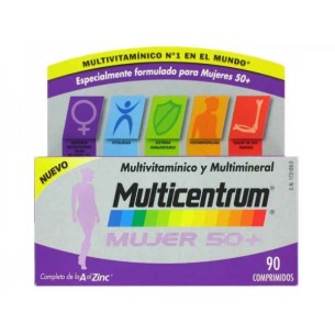 MULTICENTRUM MUJER 50+  90 COMPRIMIDOS