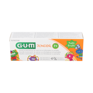 GUM JUNIOR GEL DENTRIFICO  1 ENVASE 50 ML SABOR FRESA