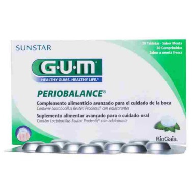 GUM PERIOBALANCE  30 COMPRIMIDOS SABOR MENTA FRESCA