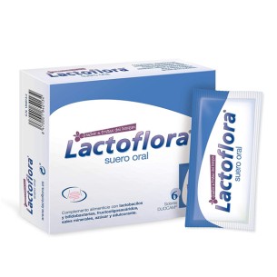 LACTOFLORA SUERO ORAL  6 SOBRES DUOCAM SABOR FRUTAS DEL BOSQUE