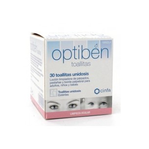 OPTIBEN TOALLITA CON LOCION LIMPIADORA HIGIENE  30 UNIDADES