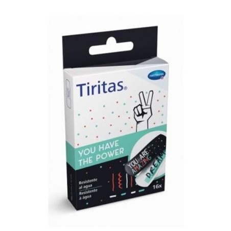 TIRITAS AQUA POWER APOSITO ADHESIVO 16 U 25 X 72 MM