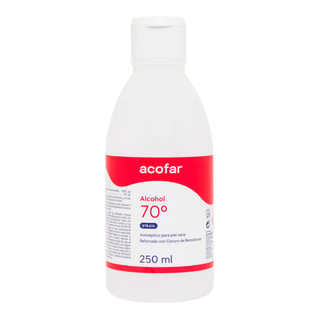 ALCOHOL 70º ACOFAR 1 FRASCO 250 ML