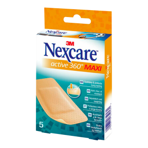 APOSITO ESTERIL 3M NEXCARE ACTIVE 5 UNIDADES MAXI 85,7 MM X 53,9 MM