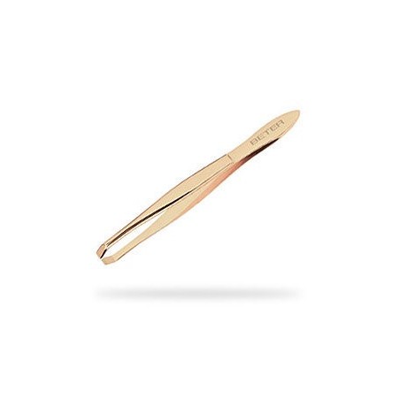 PINZAS DEPILAR BETER P CANGREJO DORADA 9.3 CM