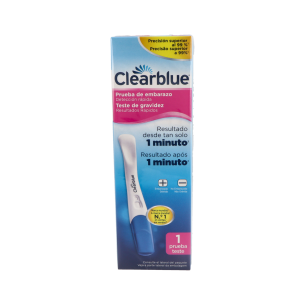 TEST DE EMBARAZO DETECCION RAPIDA CLEARBLUE 1 UNIDAD