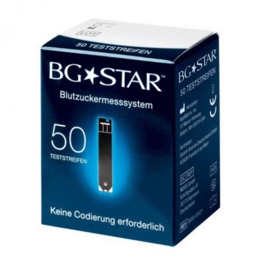 TIRAS REACTIVAS GLUCEMIA BGSTAR 50 UNIDADES