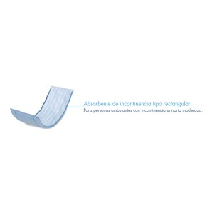 ABSORBENTE INCONTINENCIA ORINA DIA RECTANGULAR LINDOR 80 UNIDADES + 4 MALLAS