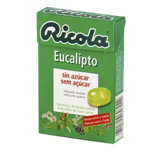 RICOLA CARAMELOS SIN AZUCAR  1 ENVASE 50 G SABOR EUCALIPTUS