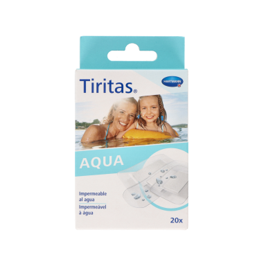 TIRITAS AQUA APOSITO ADHESIVO 20 UNIDADES 3 TAMAÑOS