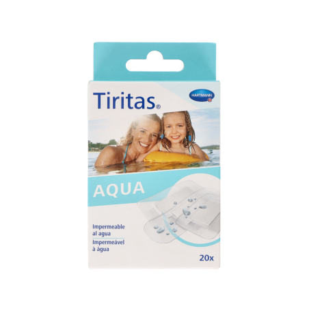 TIRITAS AQUA APOSITO ADHESIVO 20 UNIDADES 3 TAMAÑOS