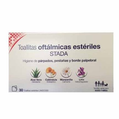CARE+ TOALLITAS OFTALMICAS ESTERILES  30 TOALLITAS