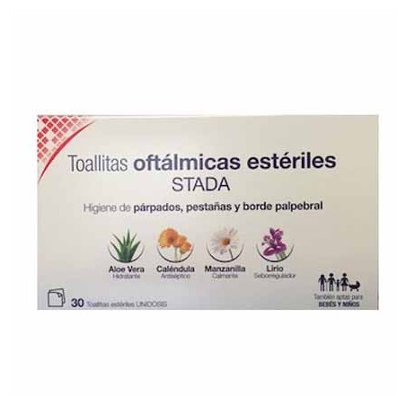 CARE+ TOALLITAS OFTALMICAS ESTERILES  30 TOALLITAS