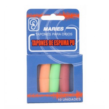 TAPONES OIDOS ESPUMA PU MARIES FOCUS 10 UNIDADES