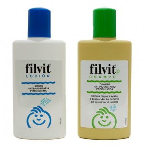 FILVIT KIT TRATAMENTO TOTAL LOCION + CHAMPU  2 ENVASES 100 ML KIT