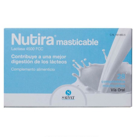 NUTIRA LACTASA 4500 FCC  28 COMPRIMIDOS MASTICABLES