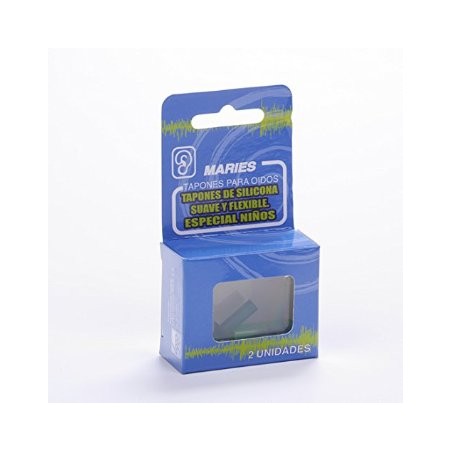 TAPONES OIDOS SILICONA MARIES KIDS 2 UNIDADES CON APLICADOR NIÑO