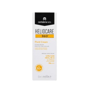 HELIOCARE 360º SPF 50+ FLUIDO CREMOSO SUNSCREEN PROTECTOR SOLAR FLUID CREAM 1 ENVASE 50 ML