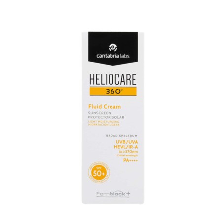 HELIOCARE 360º SPF 50+ FLUIDO CREMOSO SUNSCREEN PROTECTOR SOLAR FLUID CREAM 1 ENVASE 50 ML
