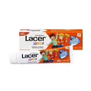 LACER JUNIOR GEL DENTAL  1 TUBO 75 ML SABOR FRESA