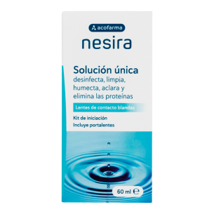 ACOFARMA NESIRA SOLUCION UNICA LENTES DE CONTACTO  1 ENVASE VIAJE 60 ML
