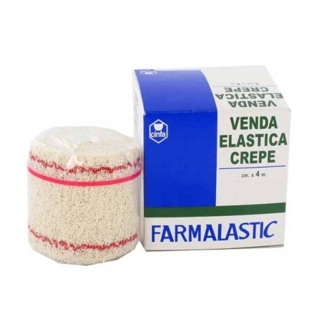 VENDA ELASTICA CREPE FARMALASTIC 1 UNIDAD 4 M X 7 CM