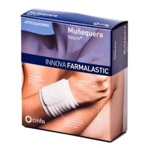 MUÑEQUERA UNIVERSAL FARMALASTIC COMPRESSION TECH 1 UNIDAD TALLA PEQUEÑA/MEDIANA COLOR BEIGE